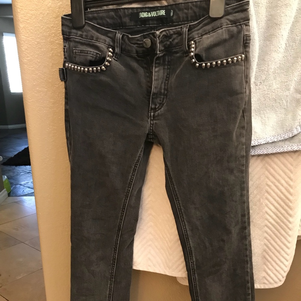 Zadig and Voltaire Eva Gris jeans size 27